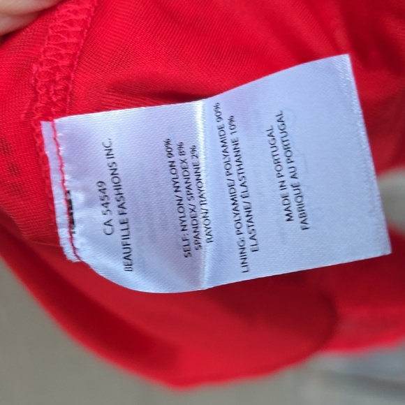 Beaufille Red Sassen Lace Cut Out Maxi Dress Xs - Picture 15 of 16